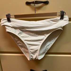 White bikini bottoms